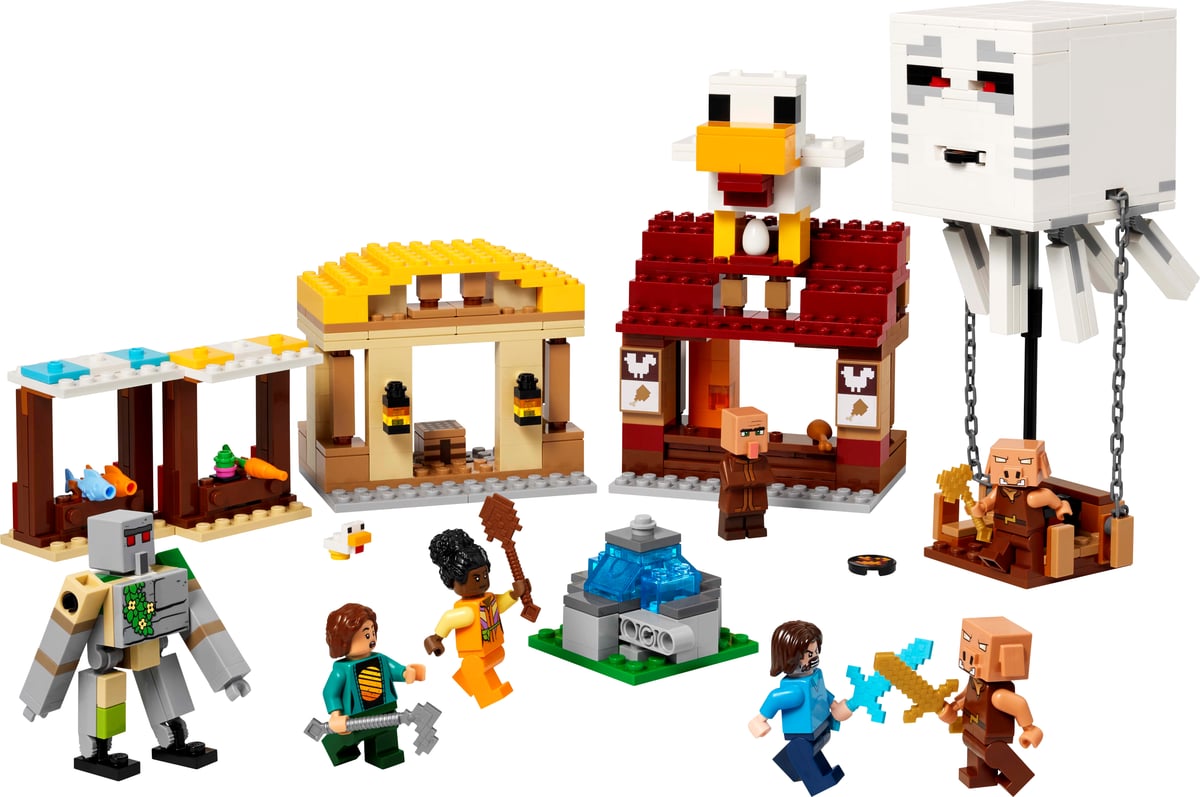 Minecraft: The Ghast Balloon Village Attack