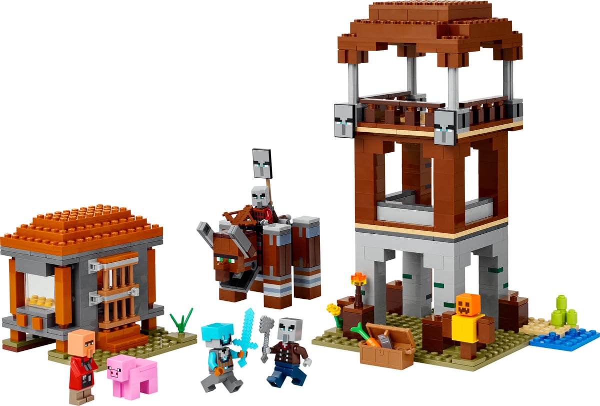 Minecraft: The Pillager Outpost and Ravager