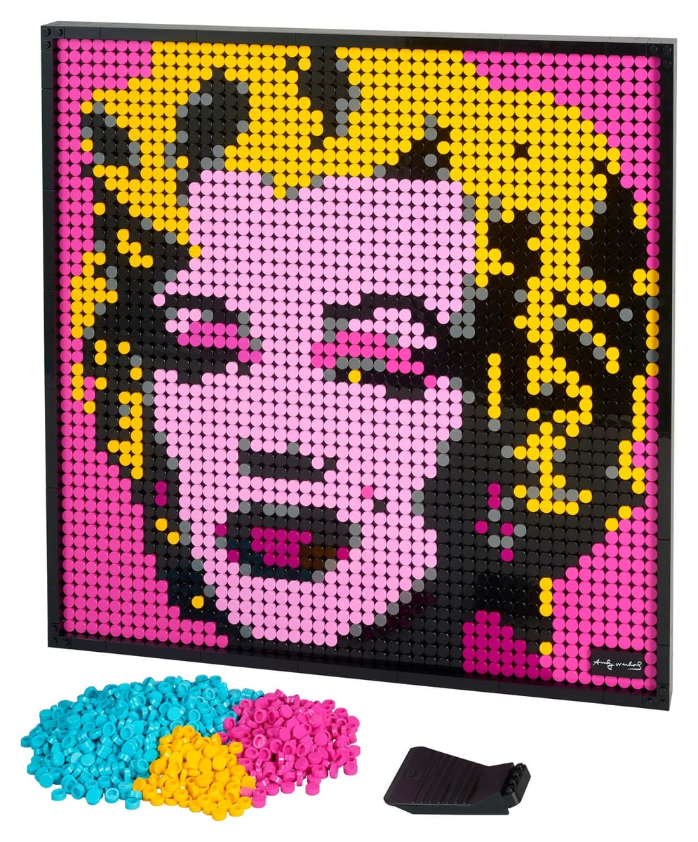 LEGO Art: Andy Warhol’s Marilyn Monroe