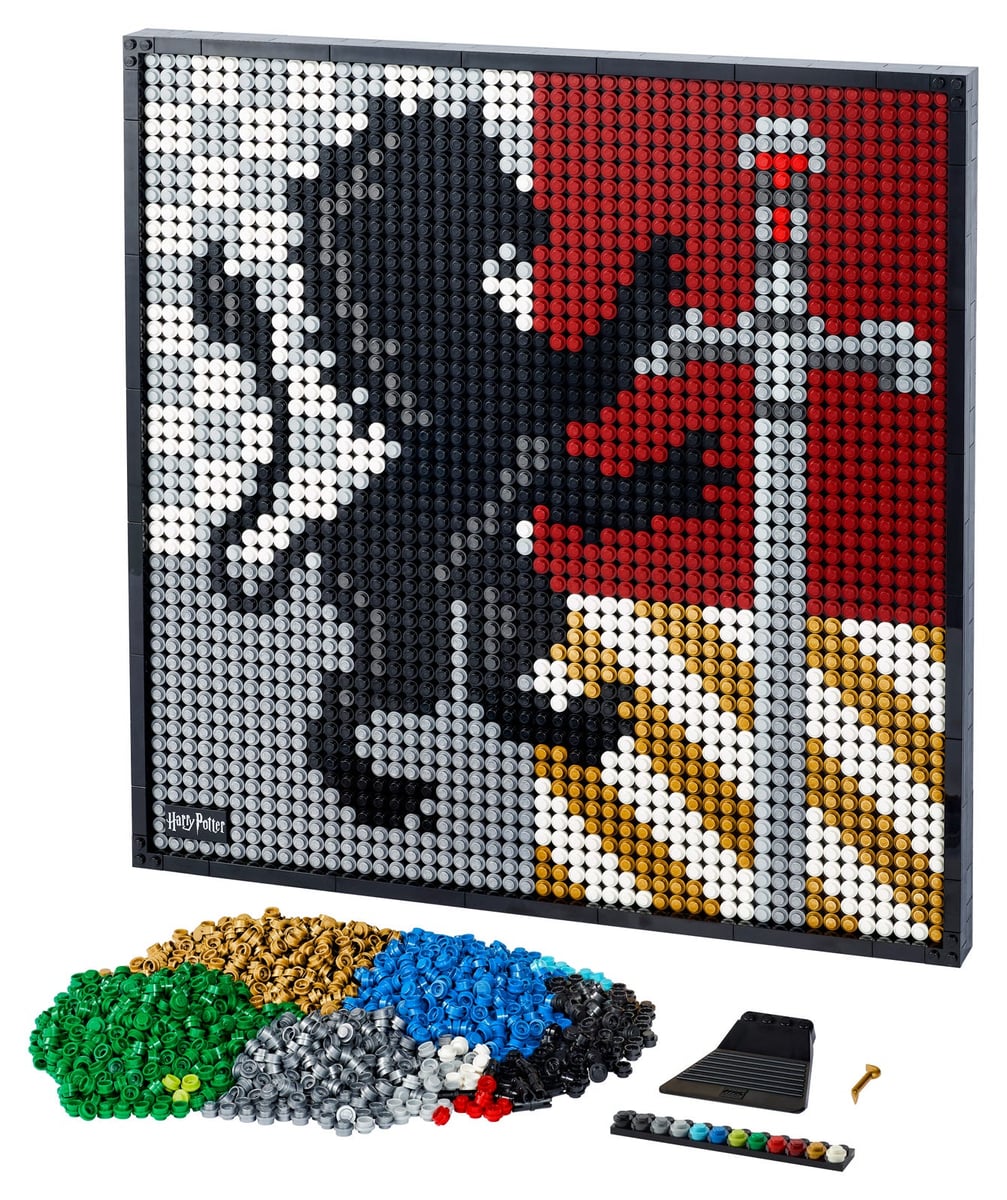 LEGO Art: Harry Potter Hogwarts Crests