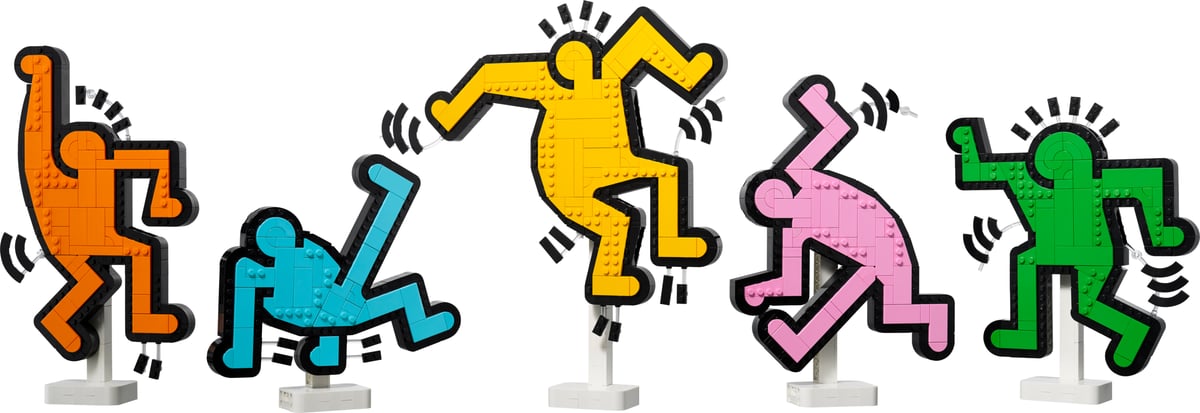 LEGO Art: Keith Haring, Dancing Figures