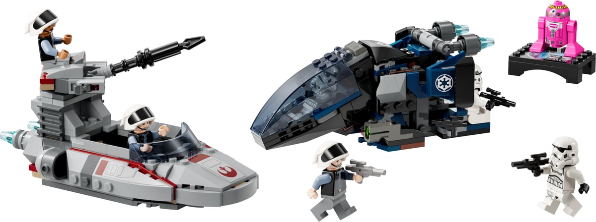 Star Wars: Imperial Dropship vs. Rebel Scout Speeder