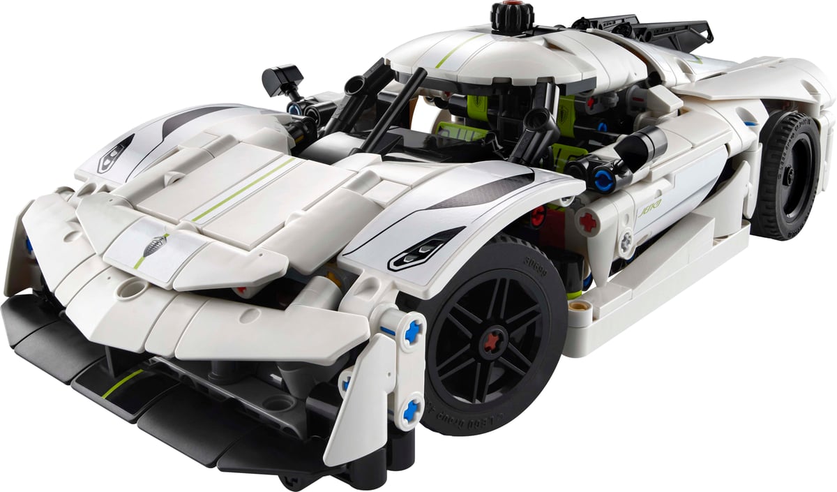 Technic: Koenigsegg Jesko Absolut White Hypercar