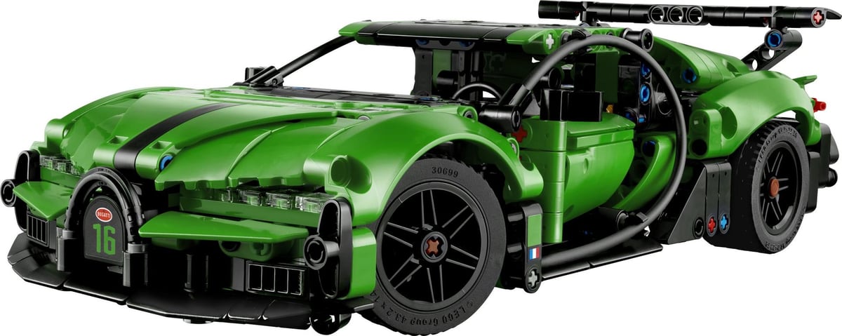 Technic Green Bugatti Chiron Pur Sport Hypercar