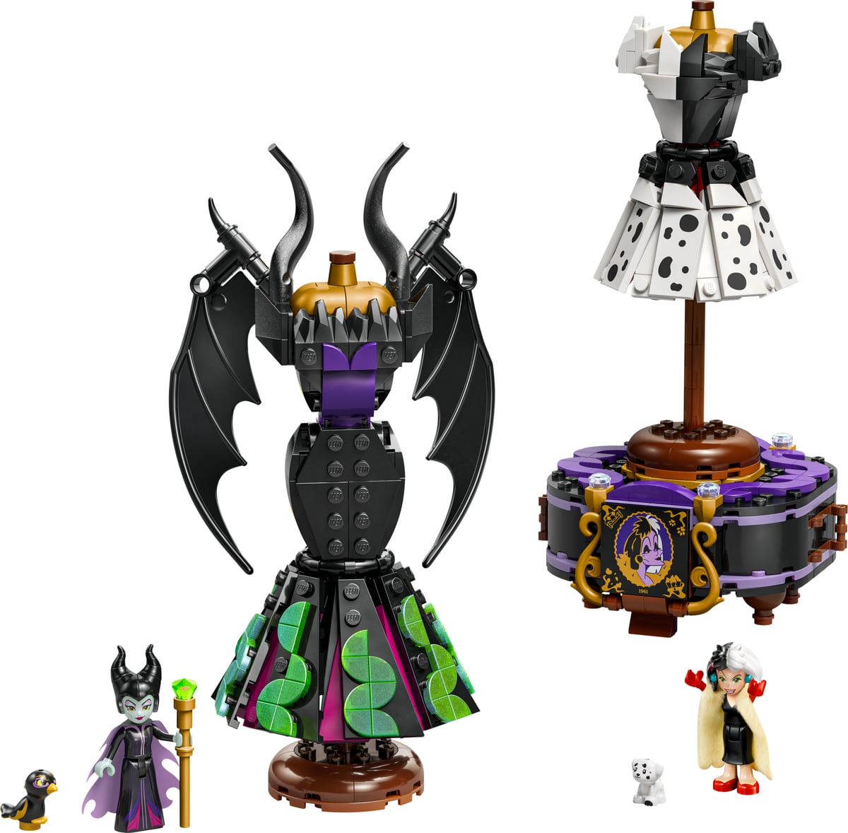Disney: Maleficent’s and Cruella de Vil’s Dresses