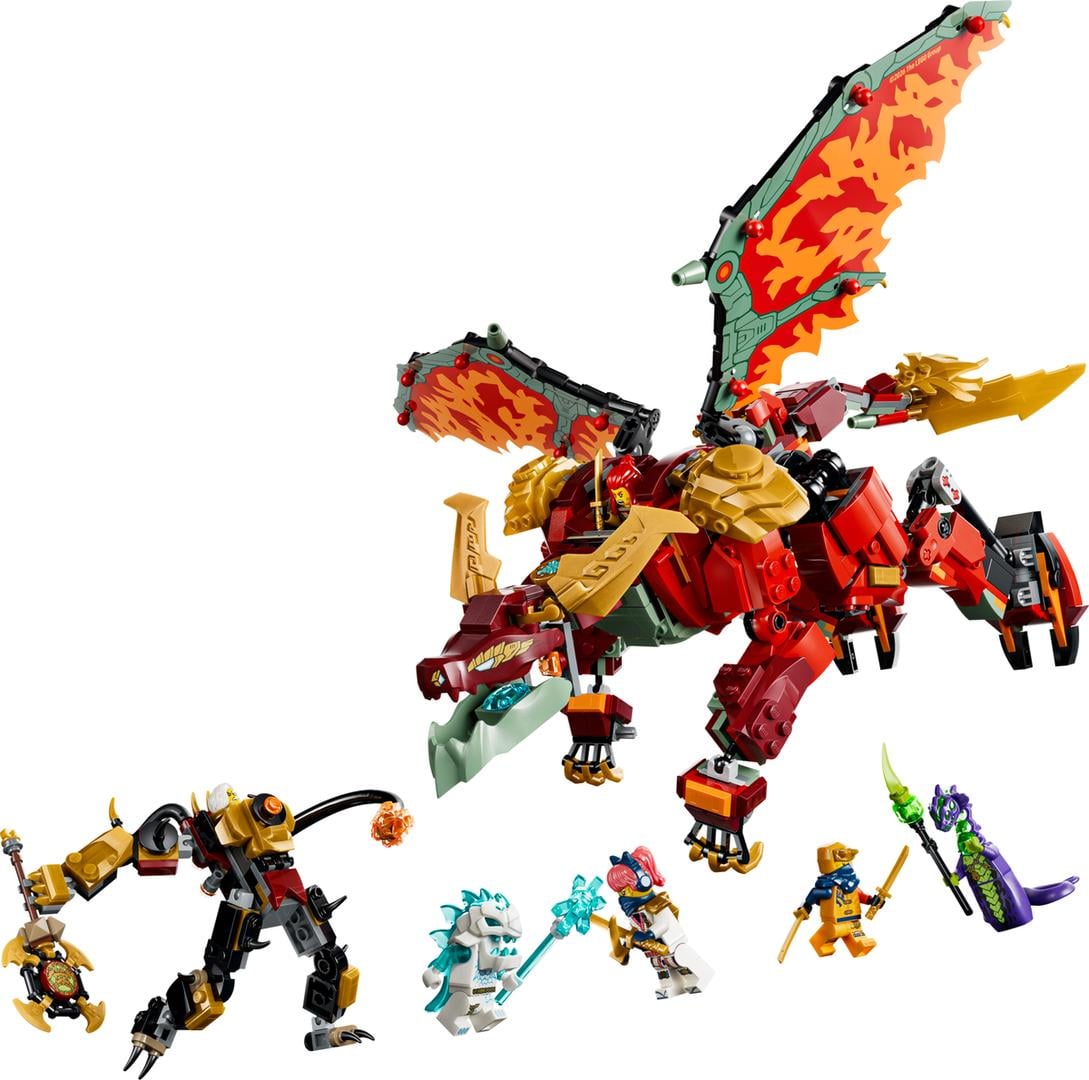 Ninjago: Wyldfyre’s Transforming Dragon Mech