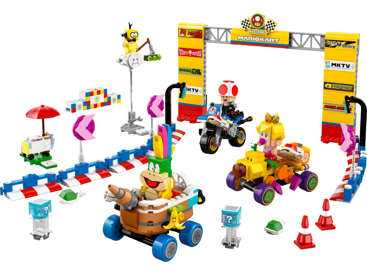 Super Mario: Mario Kart Baby Peach & Grand Prix Set