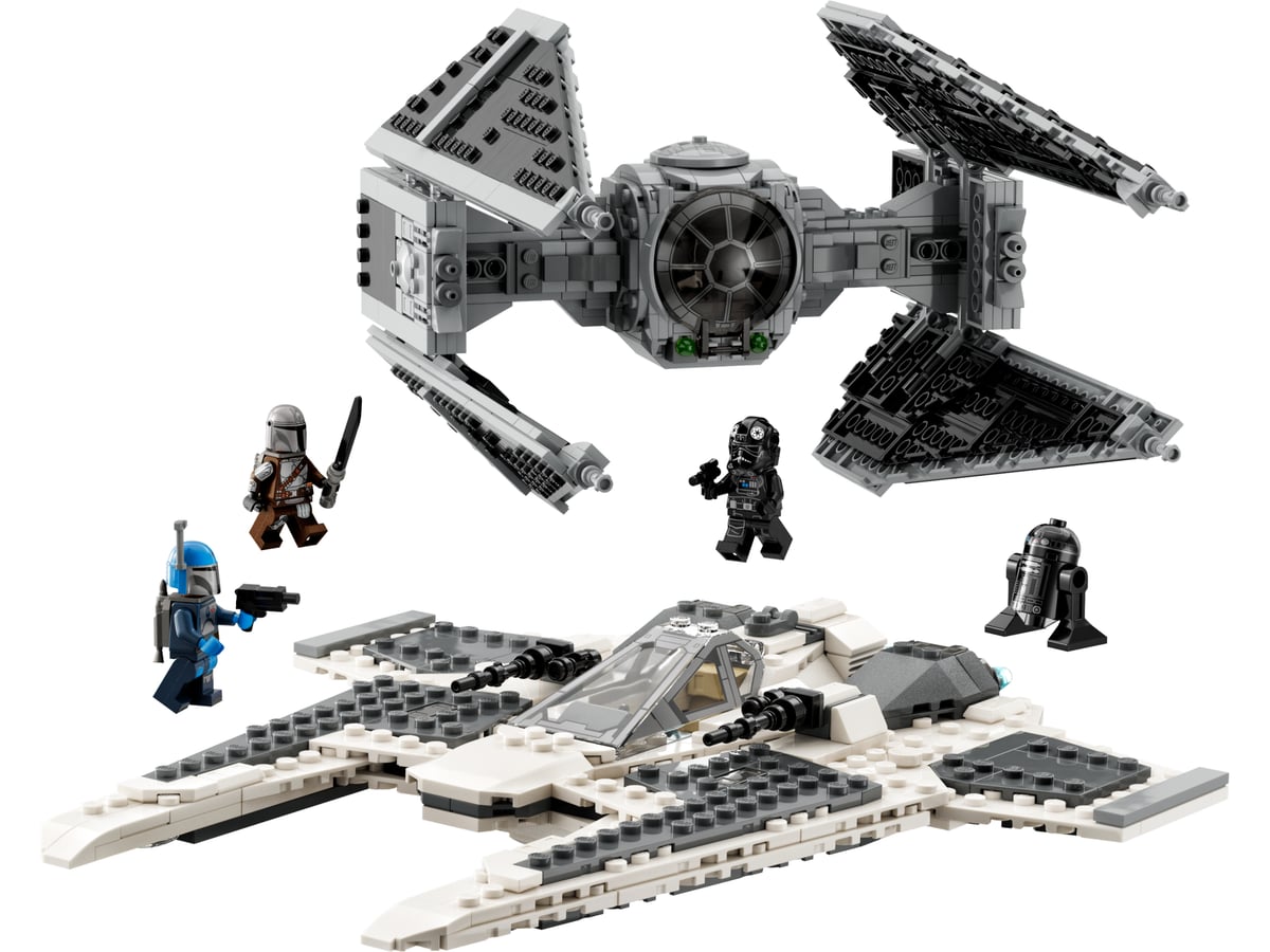 Star Wars: Mandalorian Fang Fighter vs. TIE Interceptor