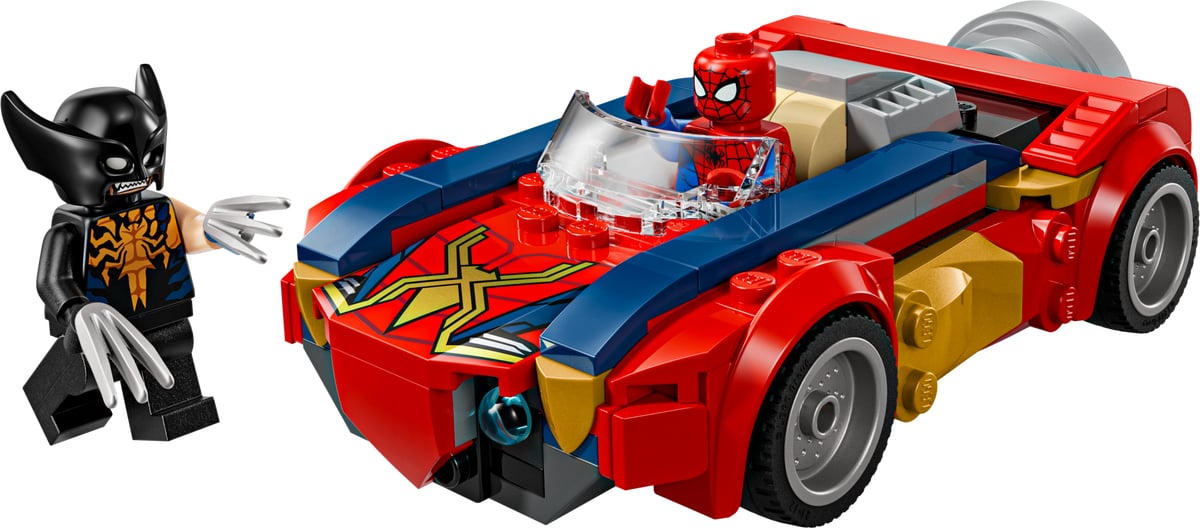 Marvel: Spider-Man Car vs. Venomized Wolverine